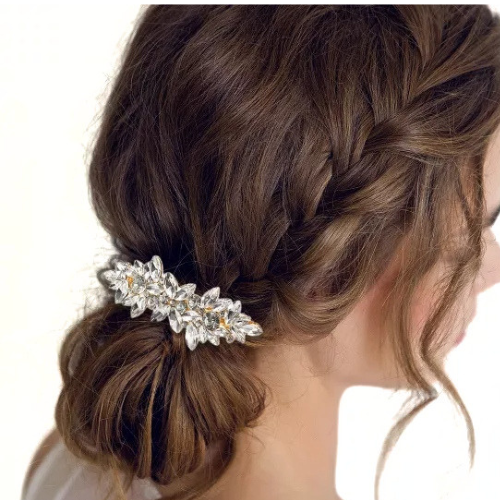 Devrix Crystal Blossom Kids Hair Barrette