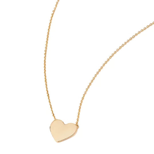 Golden Heart Pendant Necklace
