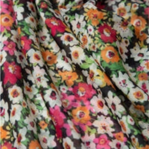 Devrix Multicolor Floral Print Lightweight Fashion Scarf